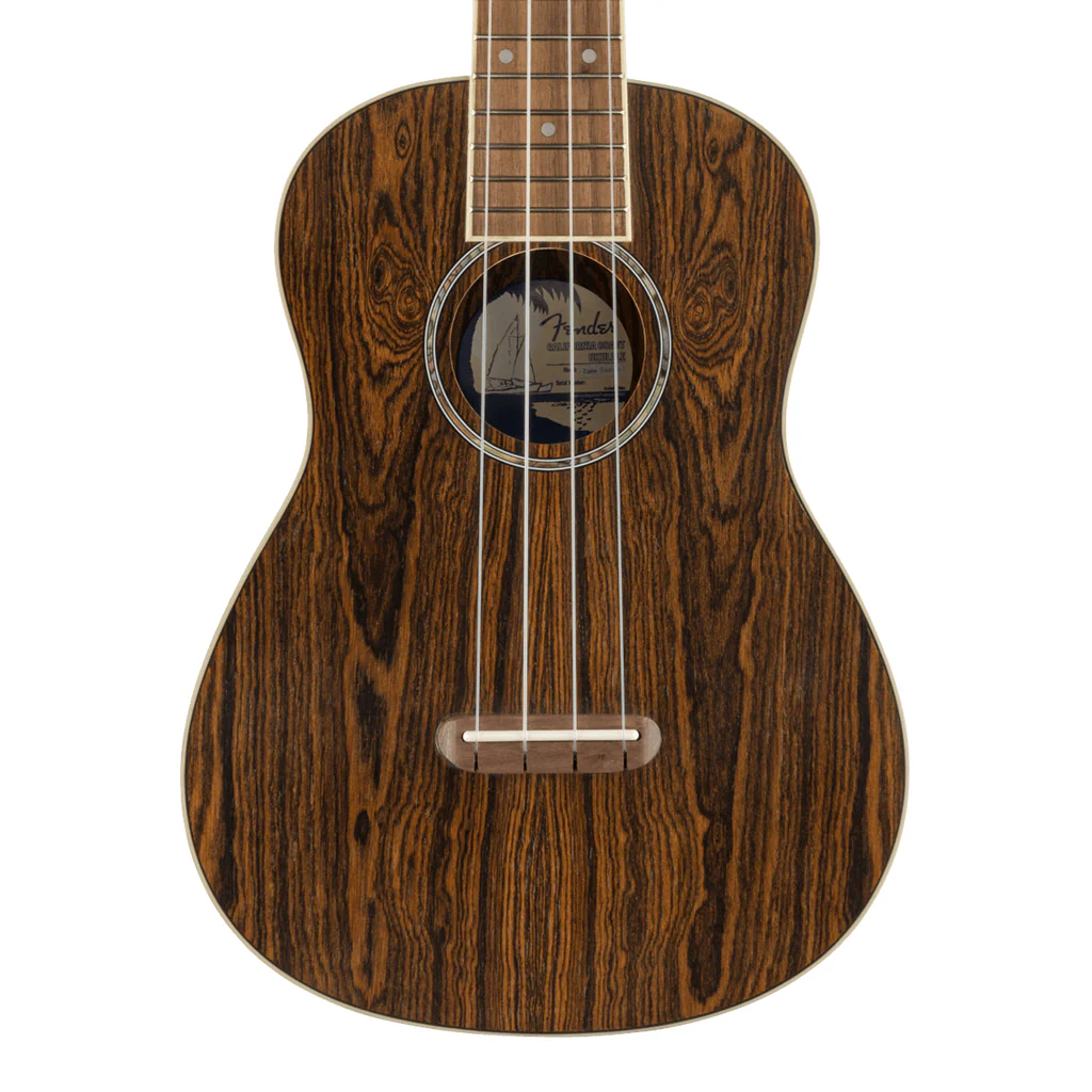 Fender Zuma Exotic Concert Ukulele, Walnut Fingerboard, Bocote