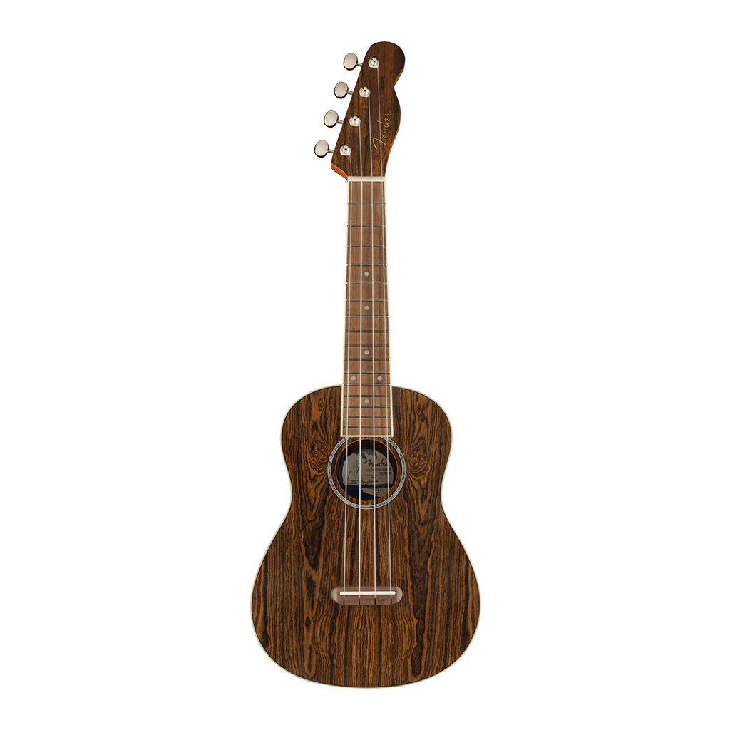 Fender Zuma Exotic Concert Ukulele, Walnut Fingerboard, Bocote - Image 2