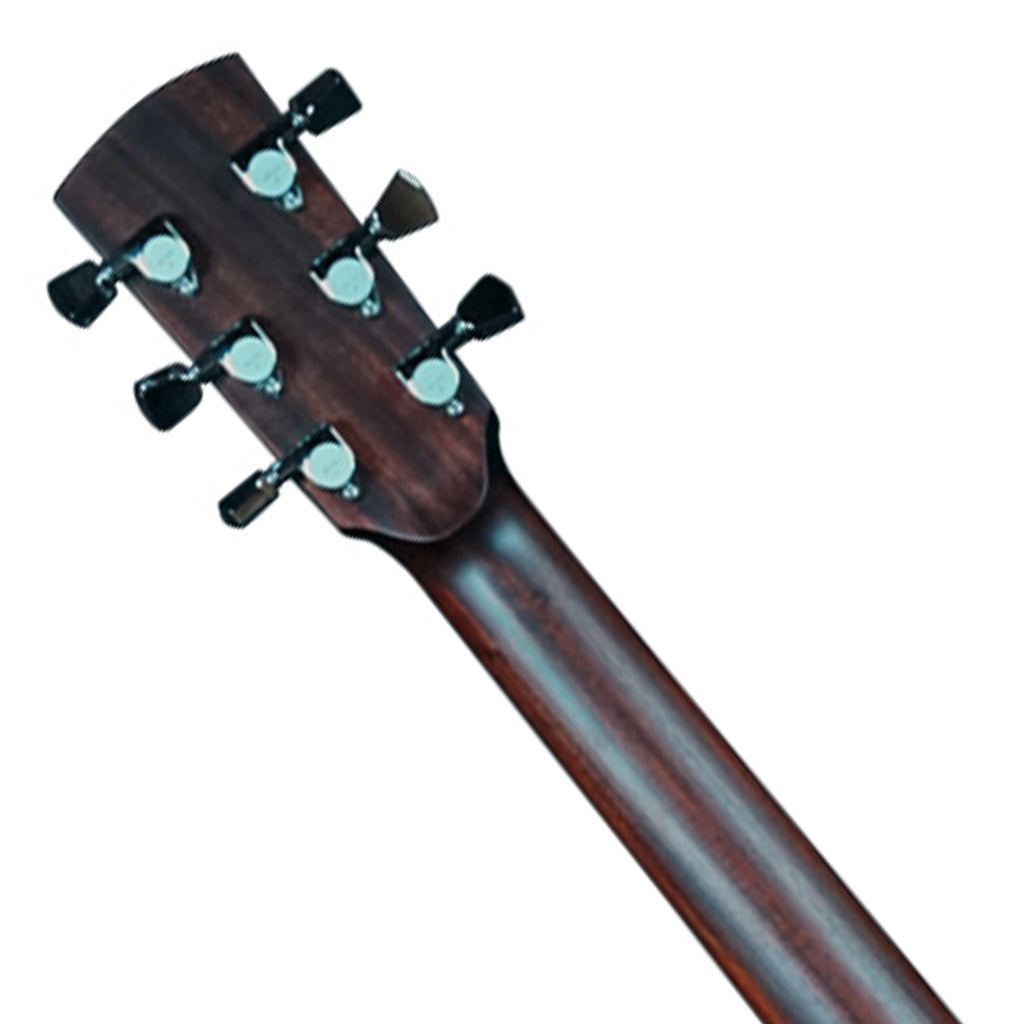 Fenech Delta Blues Grand Auditorium All Mahogany – Stained - Image 5