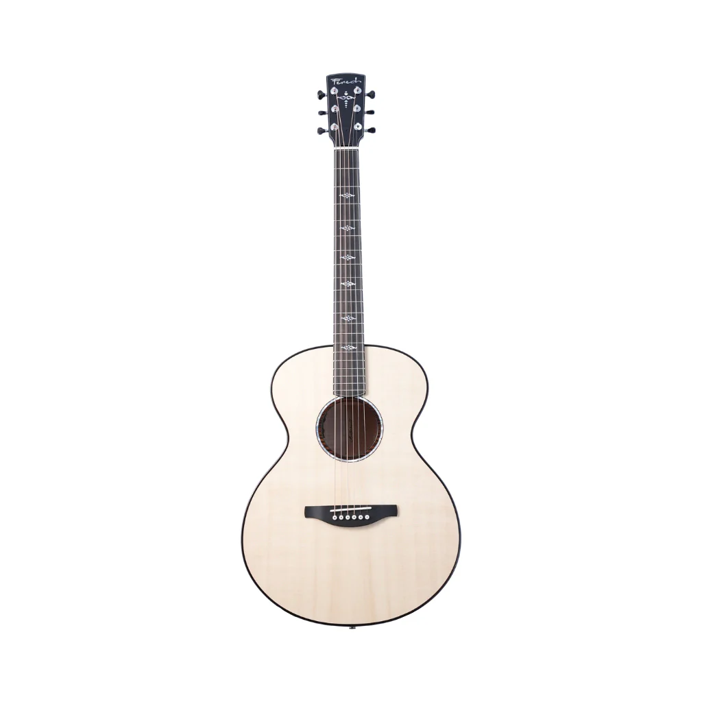 Fenech Masterbuilt Auditorium Flamed Big Leaf Maple Acoustic-Electric Guitar - Image 4