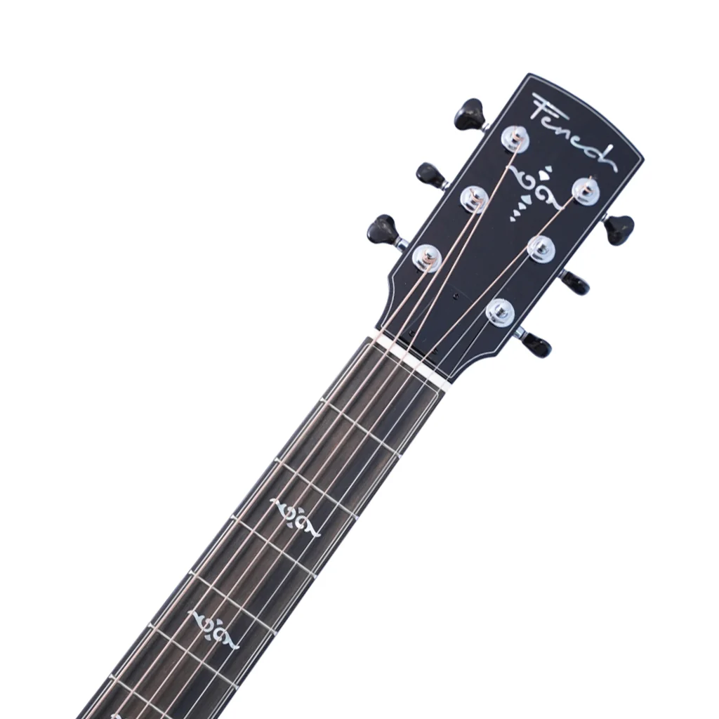 Fenech Masterbuilt Auditorium Flamed Big Leaf Maple Acoustic-Electric Guitar - Image 6