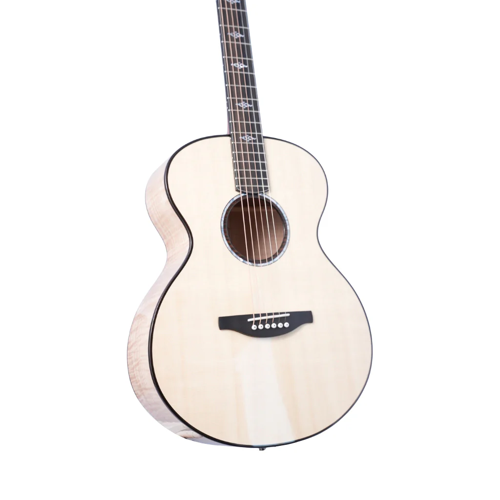 Fenech Masterbuilt Auditorium Flamed Big Leaf Maple Acoustic-Electric Guitar - Image 8