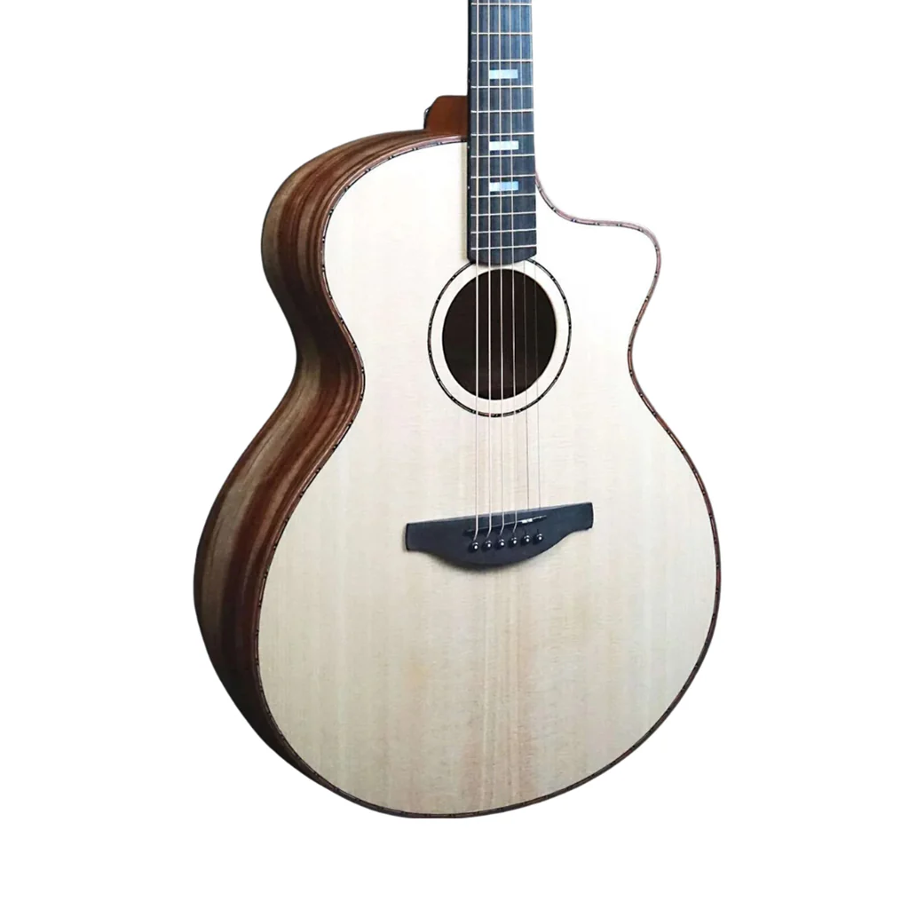 Fenech VTP Grand Auditorium Cutaway - Camphor Back and Sides