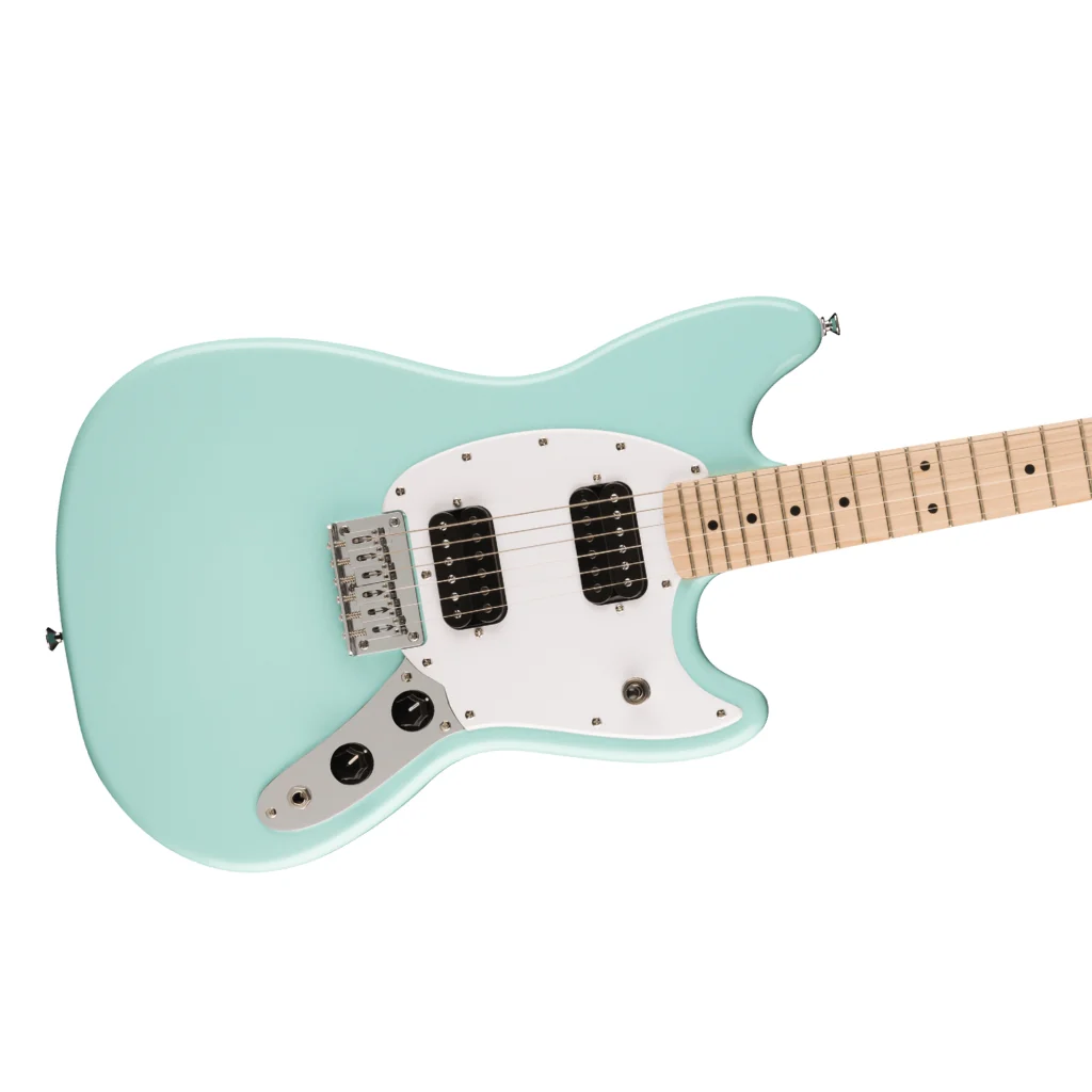 Squier FSR Sonic Mustang HH Maple Fingerboard - Sonic Blue - Image 8