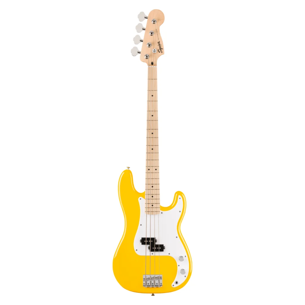 Squier FSR Sonic Precision Bass Maple Fingerboard - Graffiti Yellow - Image 3