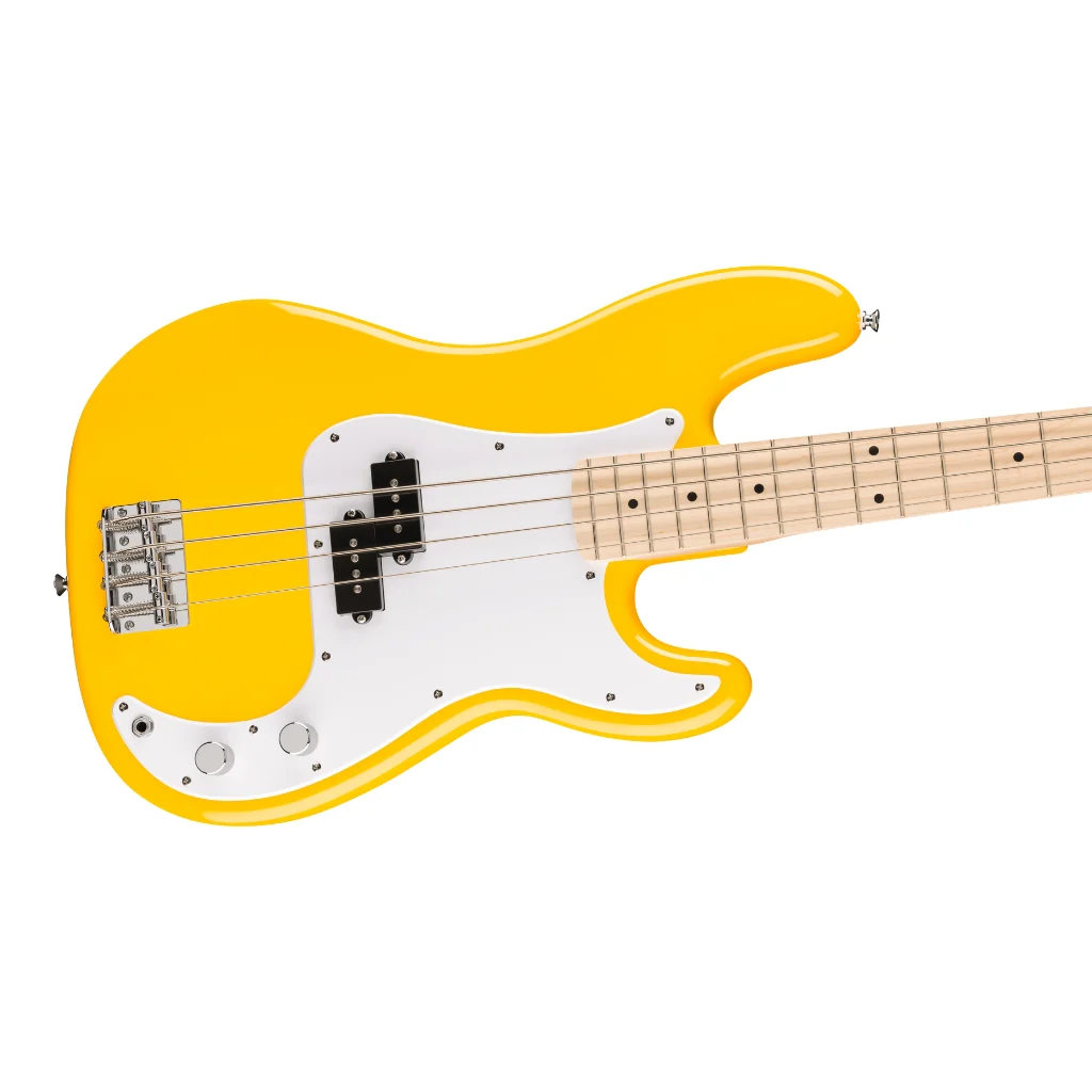 Squier FSR Sonic Precision Bass Maple Fingerboard - Graffiti Yellow - Image 8