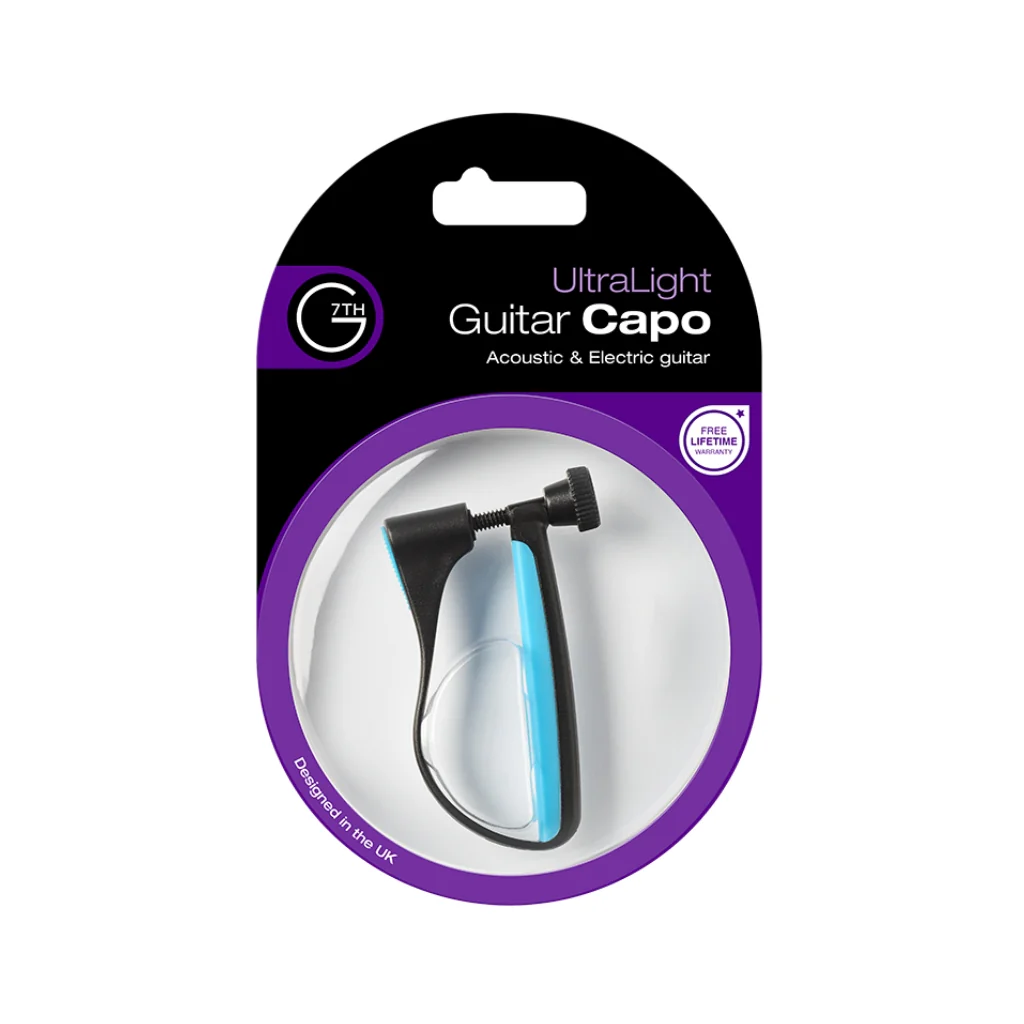 G7th Ultralight Blue Guitar Capo - Image 4