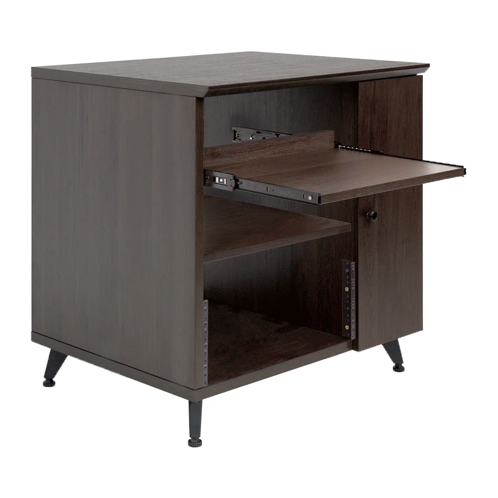 GATOR Elite Studio Sidecar Rack W/Shelf Brown - Image 2