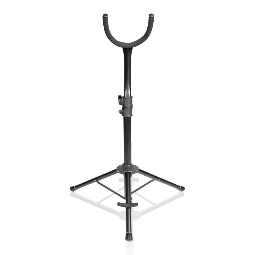 Gator GFW-BNO-SAXBARI Tripod Stand for Baritone Saxophone - Image 3