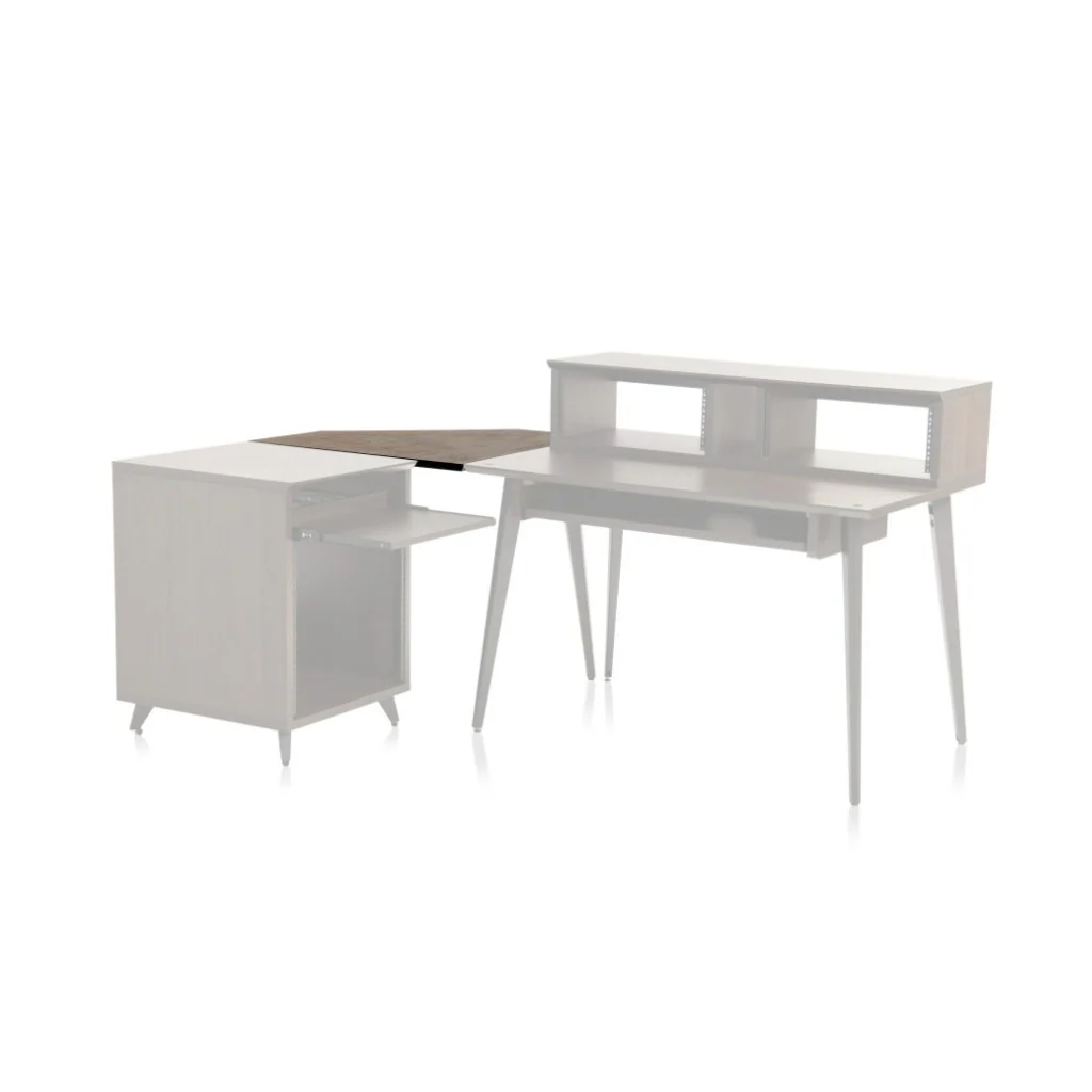 GATOR Elite Studio Desk Corner Section Brown - Image 2
