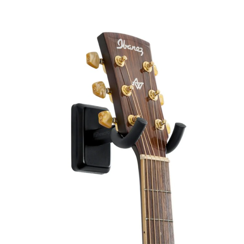 Gator Frameworks GFW-GTR-HNGRBLK Wall Mount Guitar Hanger - Black - Image 3