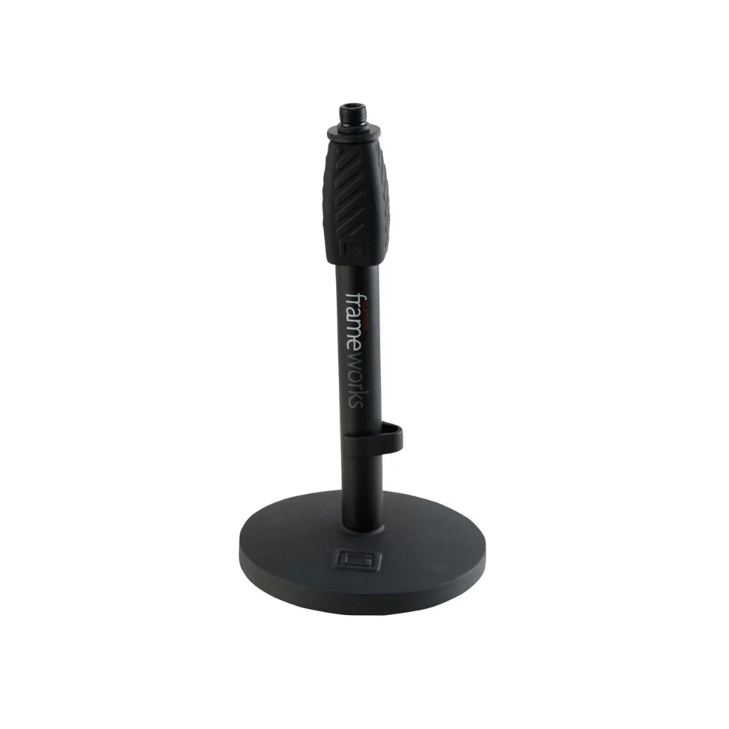 Gator GFW-MIC-0601 Desktop Mic Stand with Round Base and Twist Clutch - Image 2