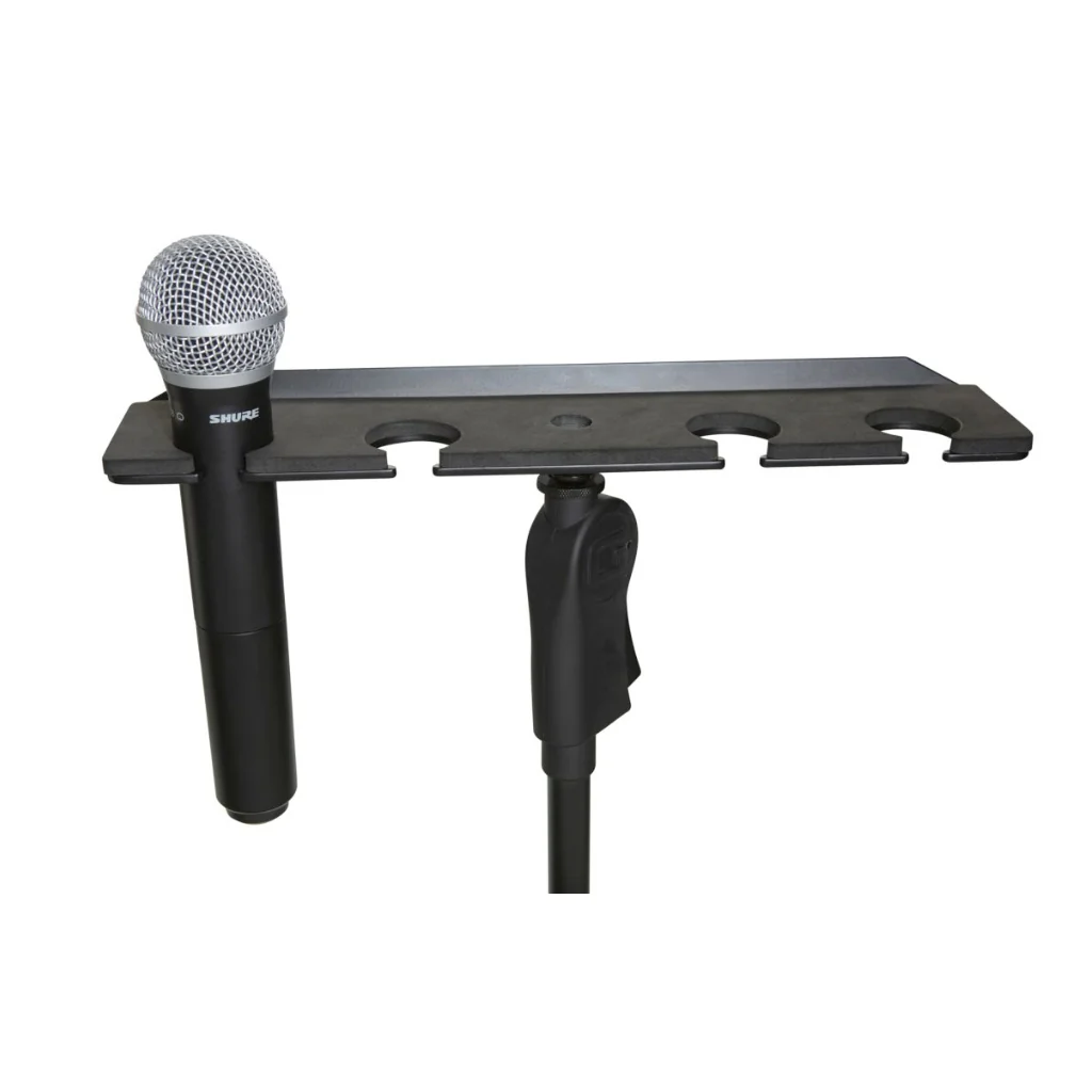 Gator GFW-MIC-4TRAY Multi Mic Holder Four (4) Mics - Image 2