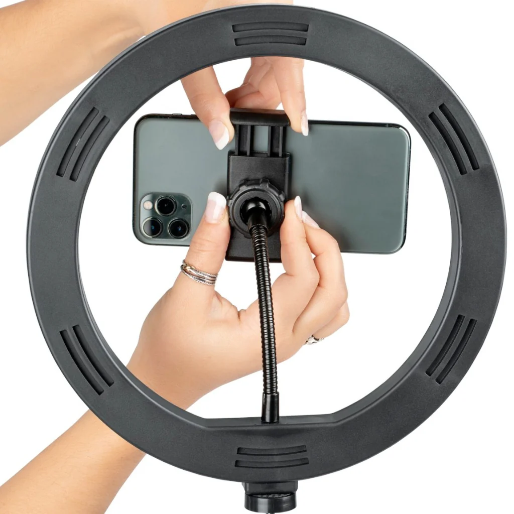 GATOR Ring Light Phone Holder Round Stand - Image 3
