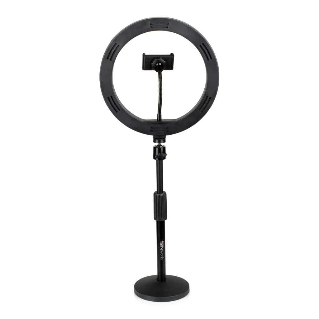 GATOR Ring Light Phone Holder Round Stand - Image 5
