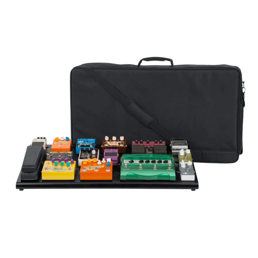 Gator GPB-XBAK-1 Black Aluminum Pedal Board - XL w/ Carry Bag
