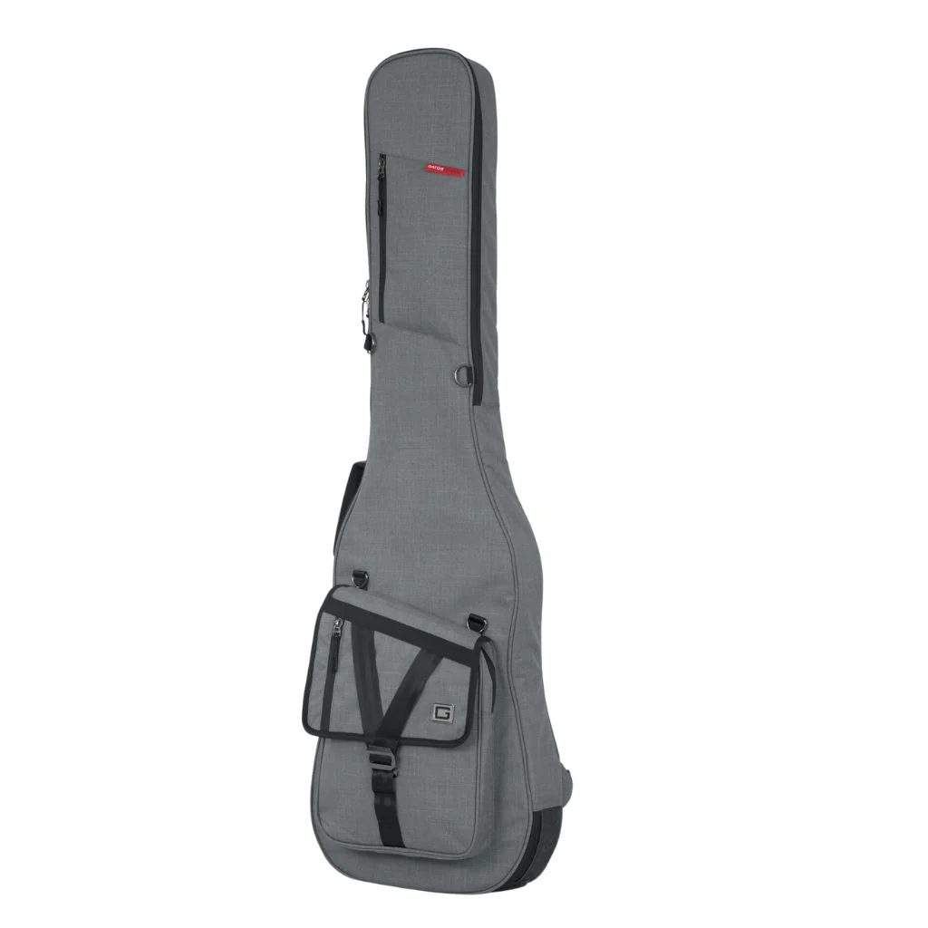 Gator GT-BASS-GRY Transit Bass Guitar Bag - Light Grey - Image 2