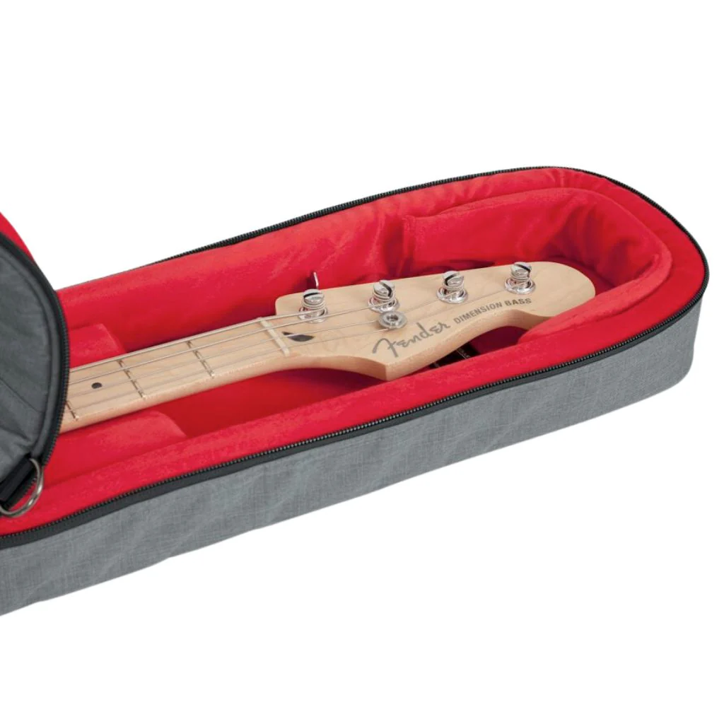 Gator GT-BASS-GRY Transit Bass Guitar Bag - Light Grey - Image 7