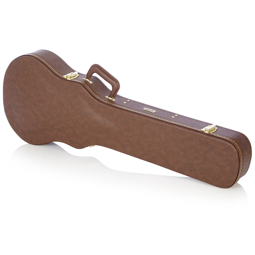 Gator GW-LP-Brown Deluxe Wood Guitar Case - Image 2