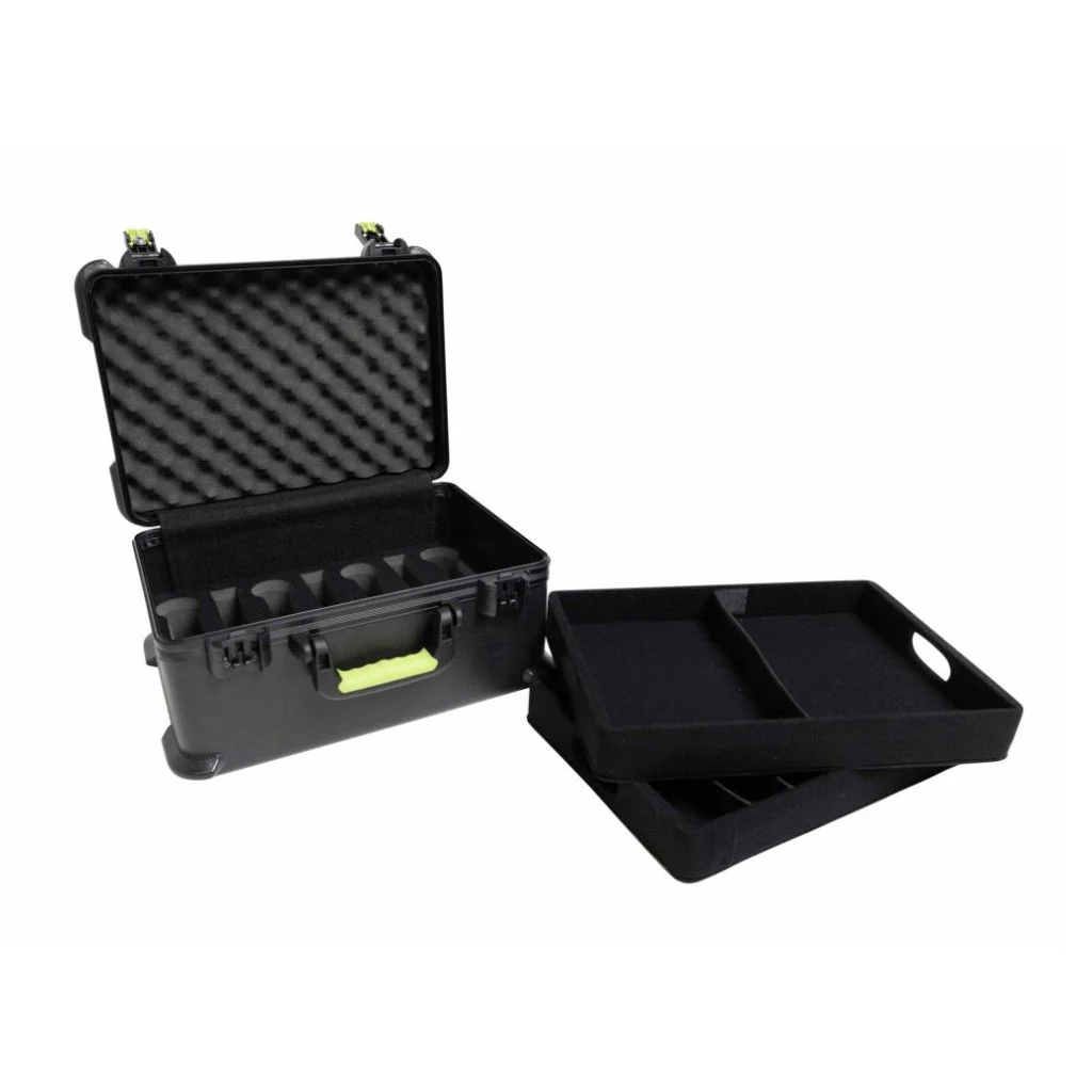 Gator SH-MICCASEW07 Shure Molded Case for (7) Wireless Mics – TSA Latch - Image 7