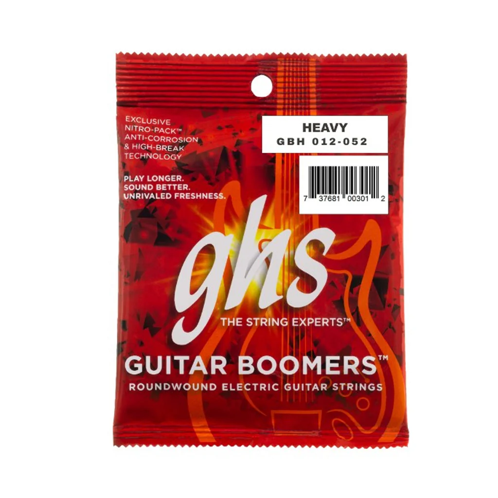 GHS GBH 12-52 Boomers Electric Guitar String Pack - Heavy