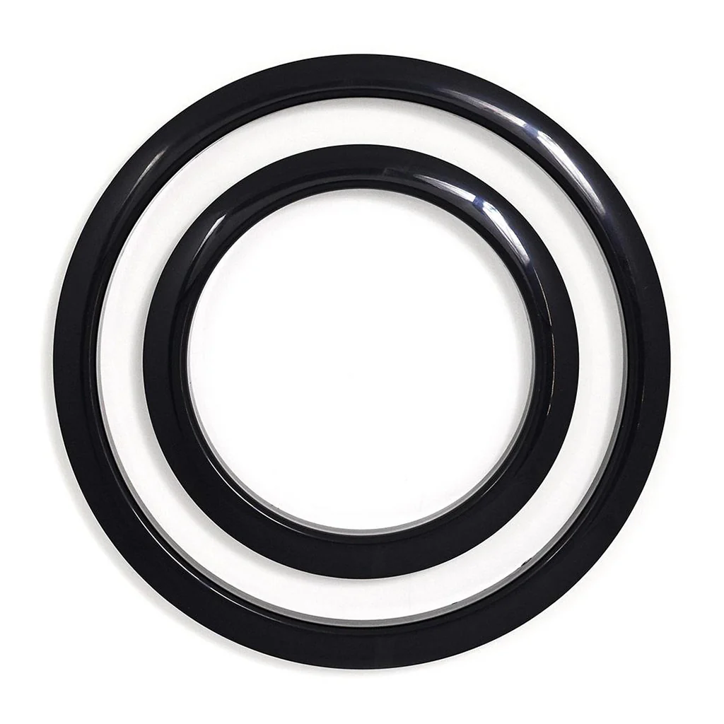 Gibraltar Port Hole Protector Ring 4-inch Black Finish