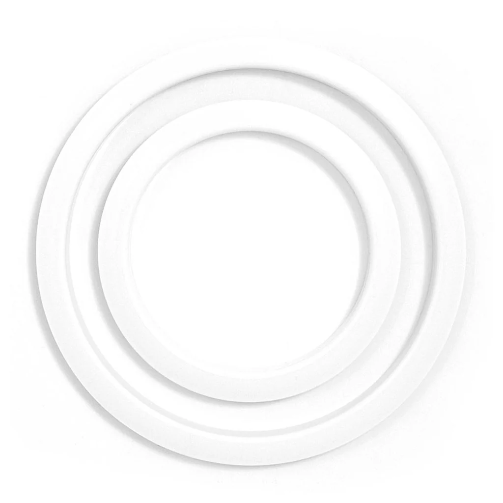 Gibraltar Port Hole Protector Ring 5-inch White Finish