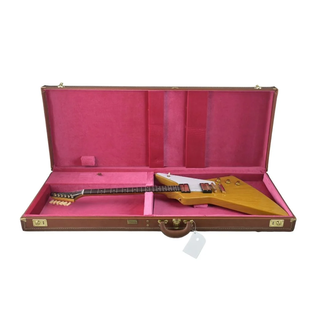 Gibson Custom Shop - 1958 Korina Explorer - White Guard - Image 8