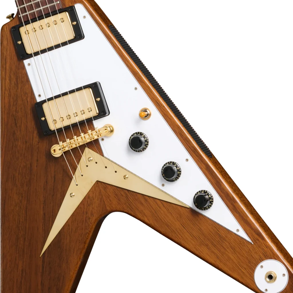 Gibson Custom 1958 Mahogany Flying V Reissue - Antique Natural - Image 6