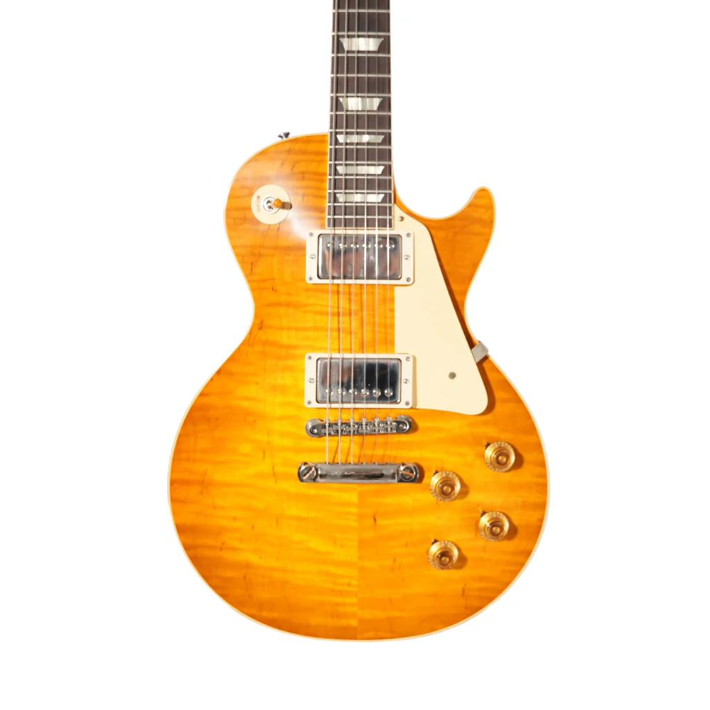 Gibson Custom 59 Les Paul Standard Reissue Electric Guitar - Dirty Lemon - Image 2