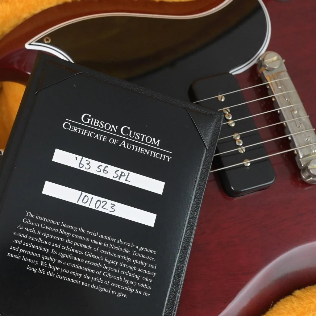 Gibson Custom Shop - '63 SG Special Re-Issue Lightning Bar Bridge - Cherry VOS - Image 7