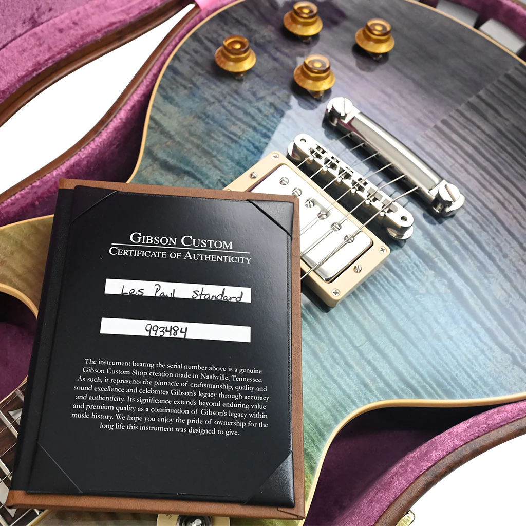 Gibson Custom Shop Les Paul Standard Rock Top - Trans Geode - Image 9