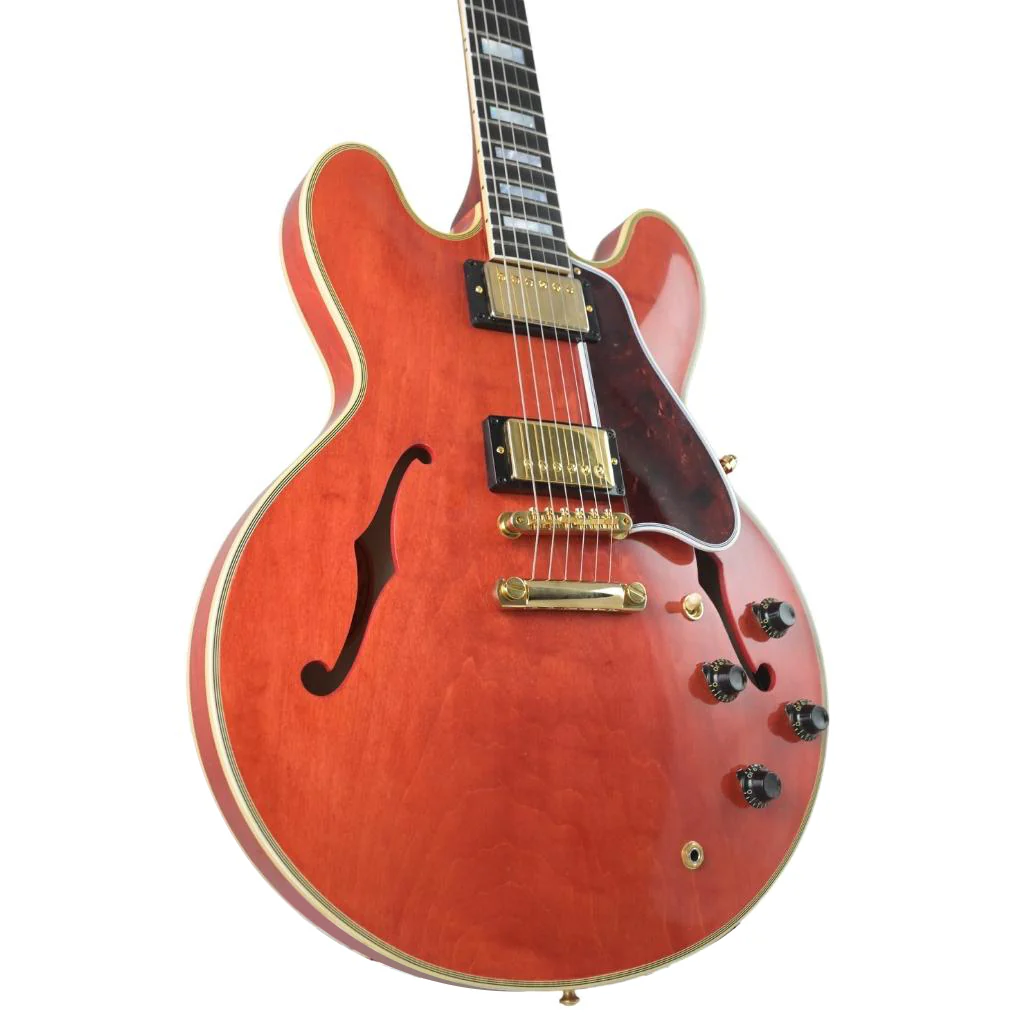 Gibson Custom Shop - Murphy Lab '59 ES-355 - Light Aged Watermelon Red - Image 6