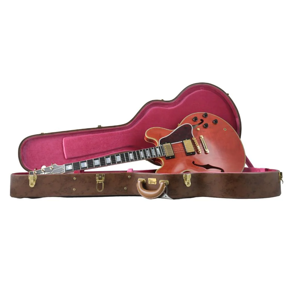 Gibson Custom Shop - Murphy Lab '59 ES-355 - Light Aged Watermelon Red - Image 8