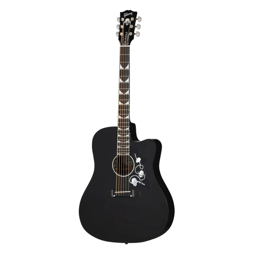 Gibson Dave Mustaine Songwriter Acoustic Guitar - Ebony - Image 2