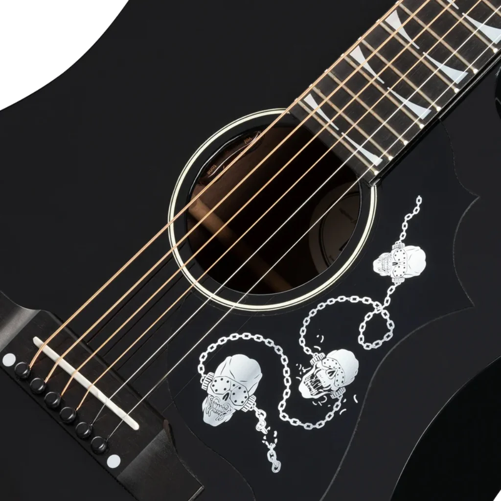 Gibson Dave Mustaine Songwriter Acoustic Guitar - Ebony - Image 8