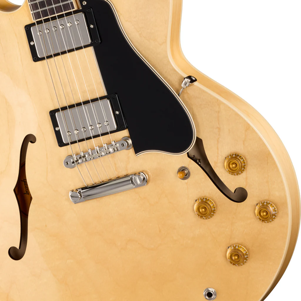 Gibson ES-335 50s Semi-Hollow Electric Guitar - Vintage Natural - Image 8