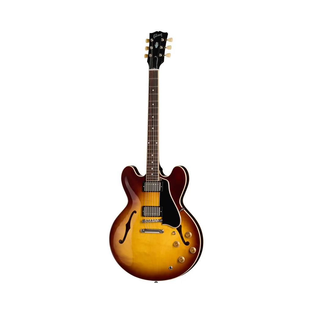 Gibson ES-335 50s Semi-Hollow Electric Guitar - Vintage Tobacco Burst - Image 4