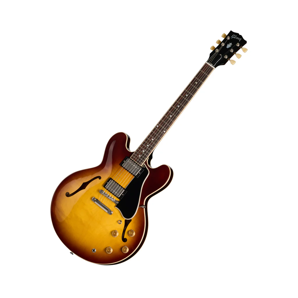Gibson ES-335 50s Semi-Hollow Electric Guitar - Vintage Tobacco Burst - Image 9