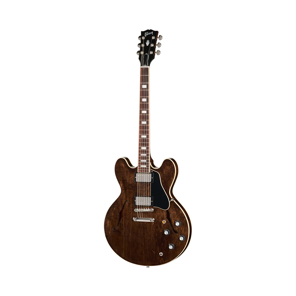 Gibson ES-335 60s Semi-Hollow Electric Guitar - Dark Walnut - Image 4