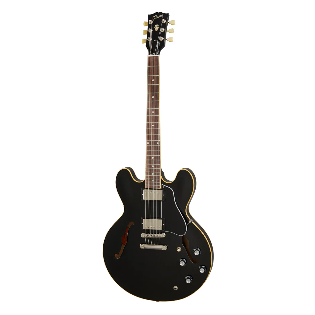 Gibson - ES-335 Electric Guitar - Vintage Ebony - Image 2