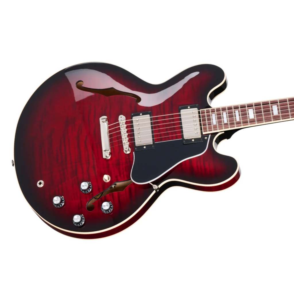 Gibson ES-335 Figured Semi-Hollowbody Electric Guitar - Blood Moon Burst - Image 8