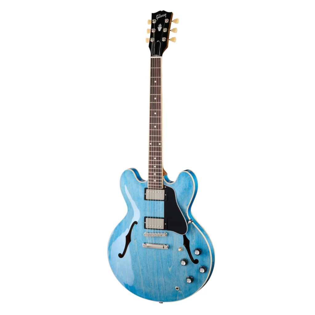 Gibson ES-335 Semi-Hollowbody Electric Guitar - Ocean Blue - Image 2