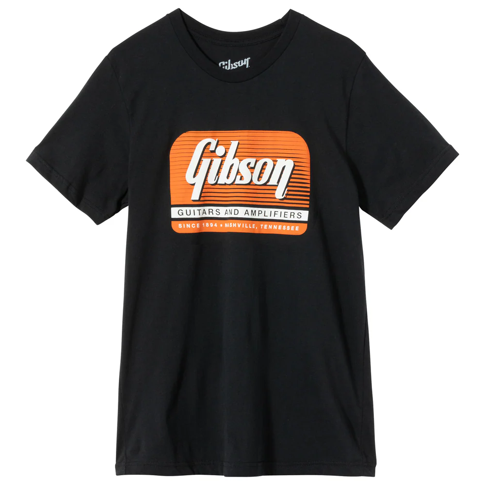 Gibson Guitars And Amplifiers Tee Black XL
