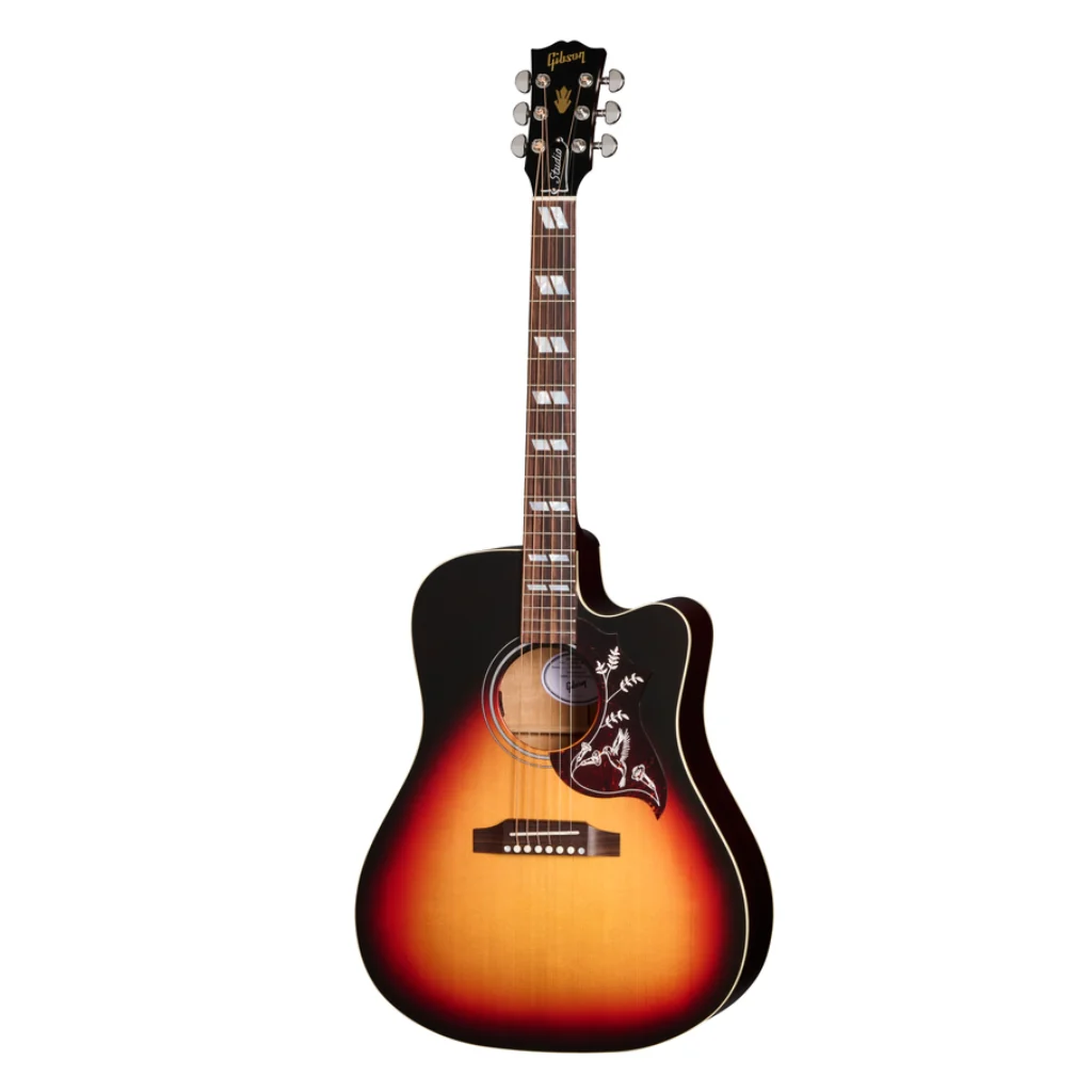 Gibson Hummingbird Studio EC Acoustic Guitar - Tri Burst Satin - Image 2