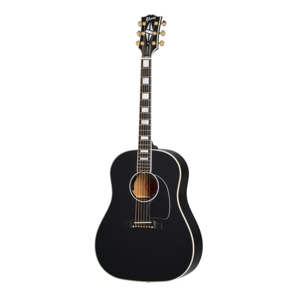 Gibson J45 Custom Ebony Acoustic Guitar - Image 2