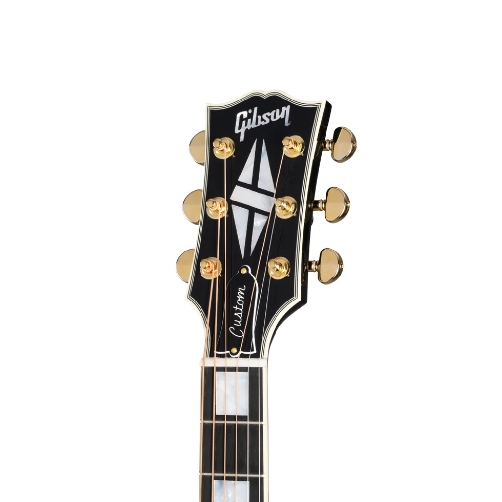Gibson J45 Custom Ebony Acoustic Guitar - Image 5
