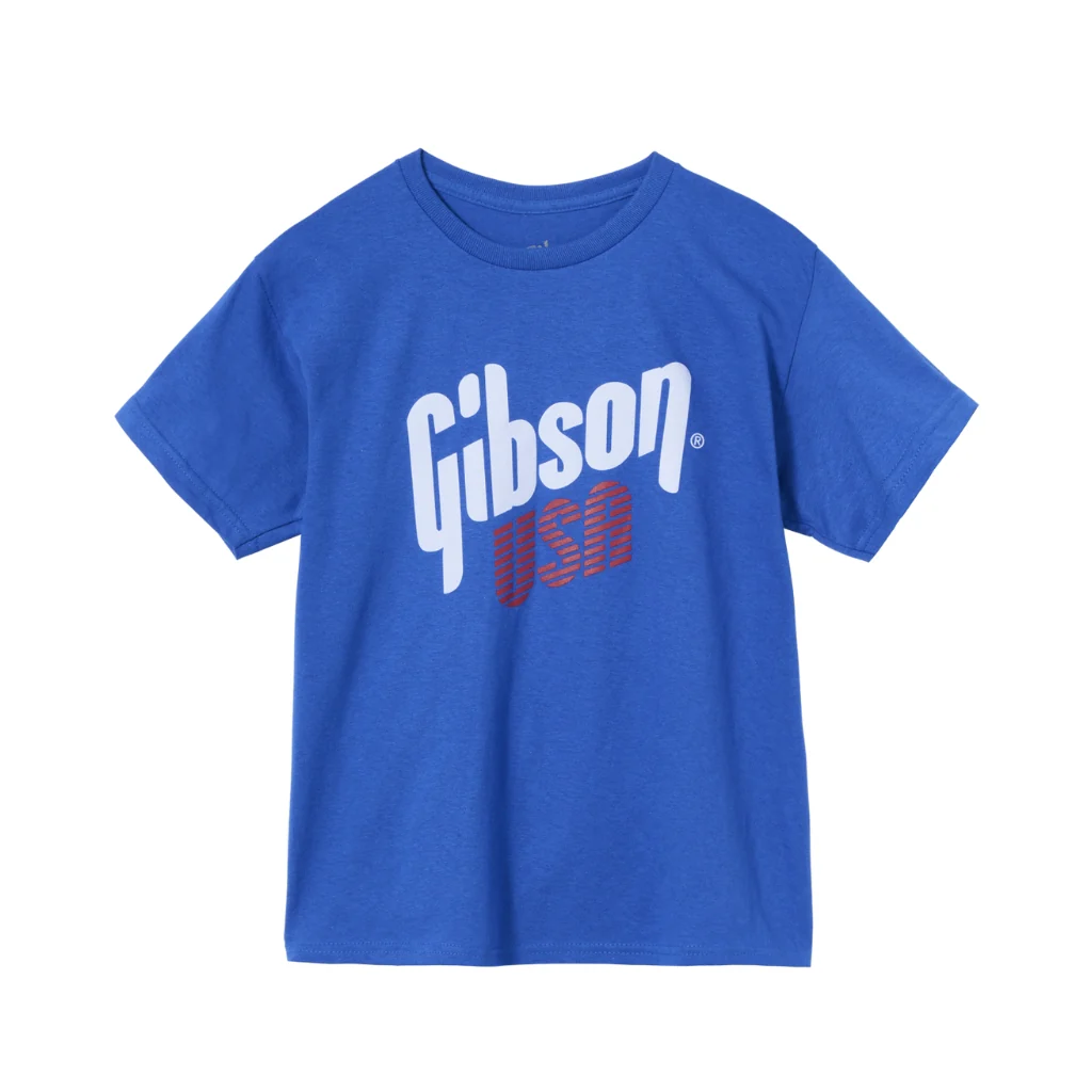 Gibson Kid's Gibson USA Tee Royal Blue - Medium