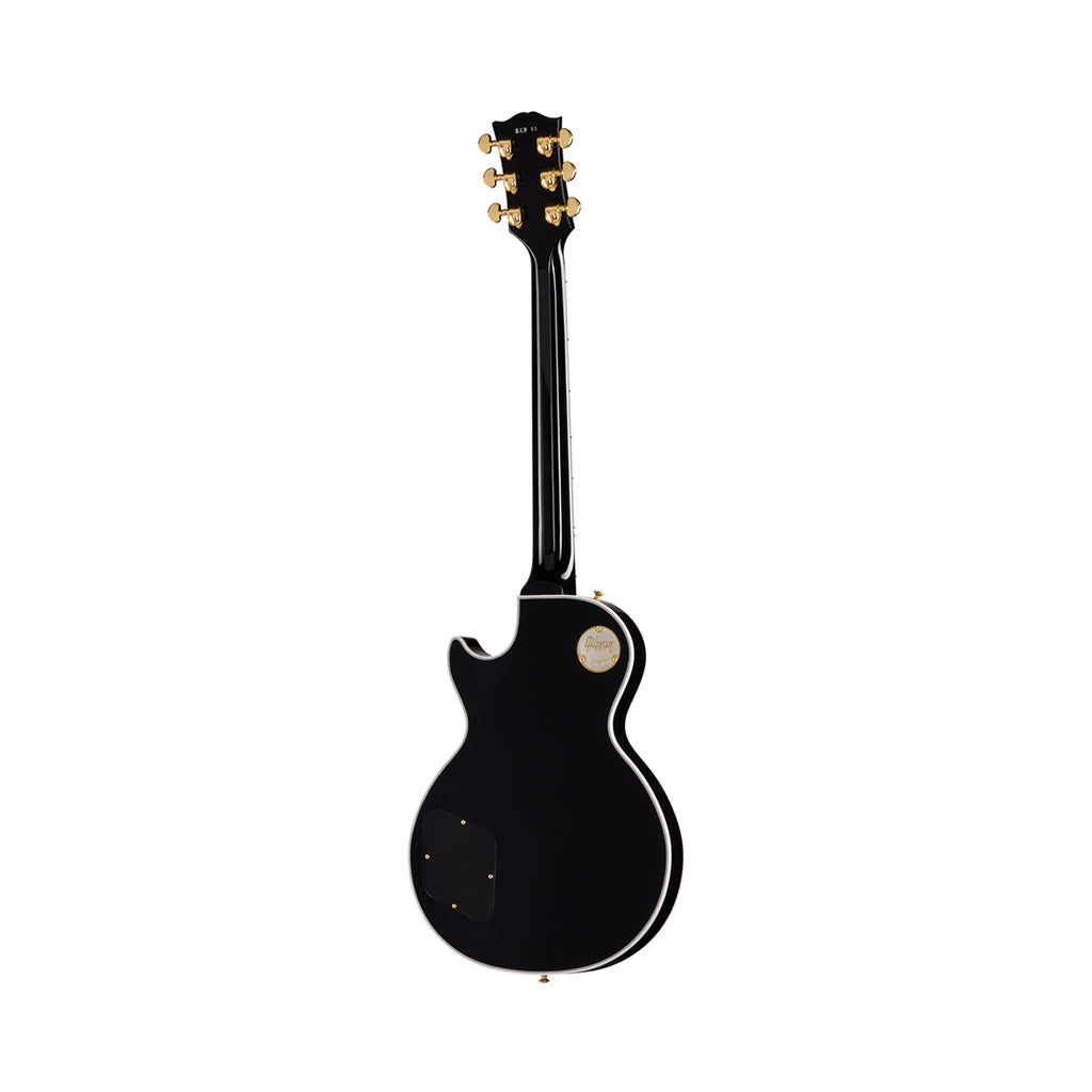 Gibson Les Paul Custom Long Scale Electric Guitar - Ebony - Image 4