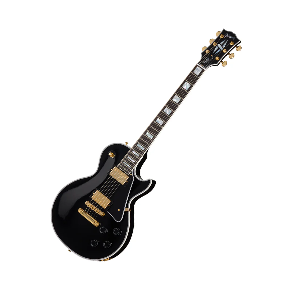 Gibson Les Paul Custom Long Scale Electric Guitar - Ebony - Image 8